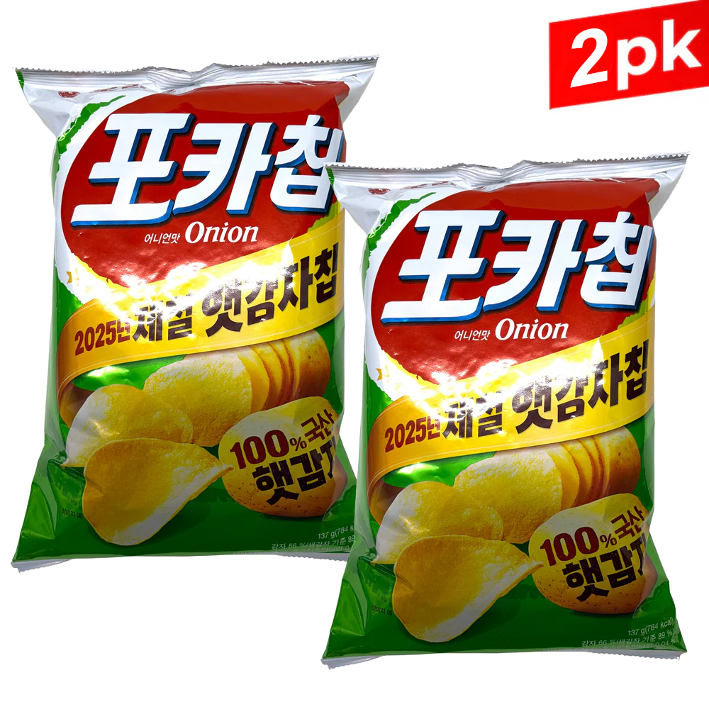 [Orion] Pocachip Onion / 오리온 포카칩 햇감자 어니언맛 (137g x2)