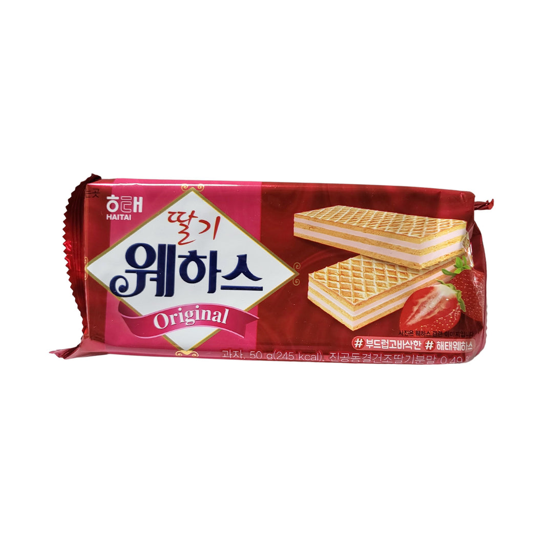 [Haitai] Strawberry Waffer / 해태 딸기 웨하스 (50g x3)