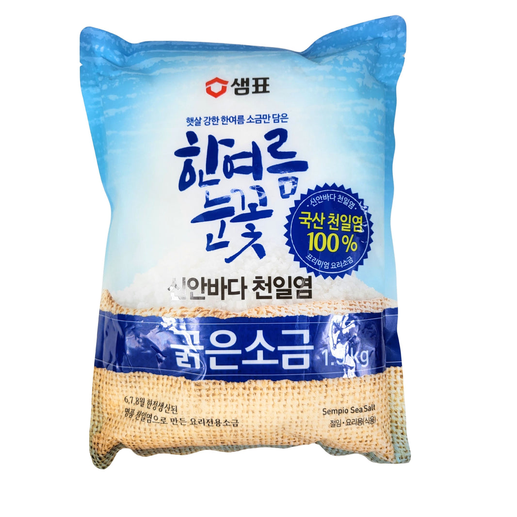 [Sempio] Natural Sea Salt / 샘표 한여름 눈꽃 굵은 소금 (1.5kg)