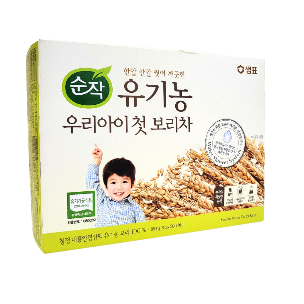 [Sempio] Organic Barley Tea For Baby / 샘표 유기농 보리차 (160g, 8gx20TB)