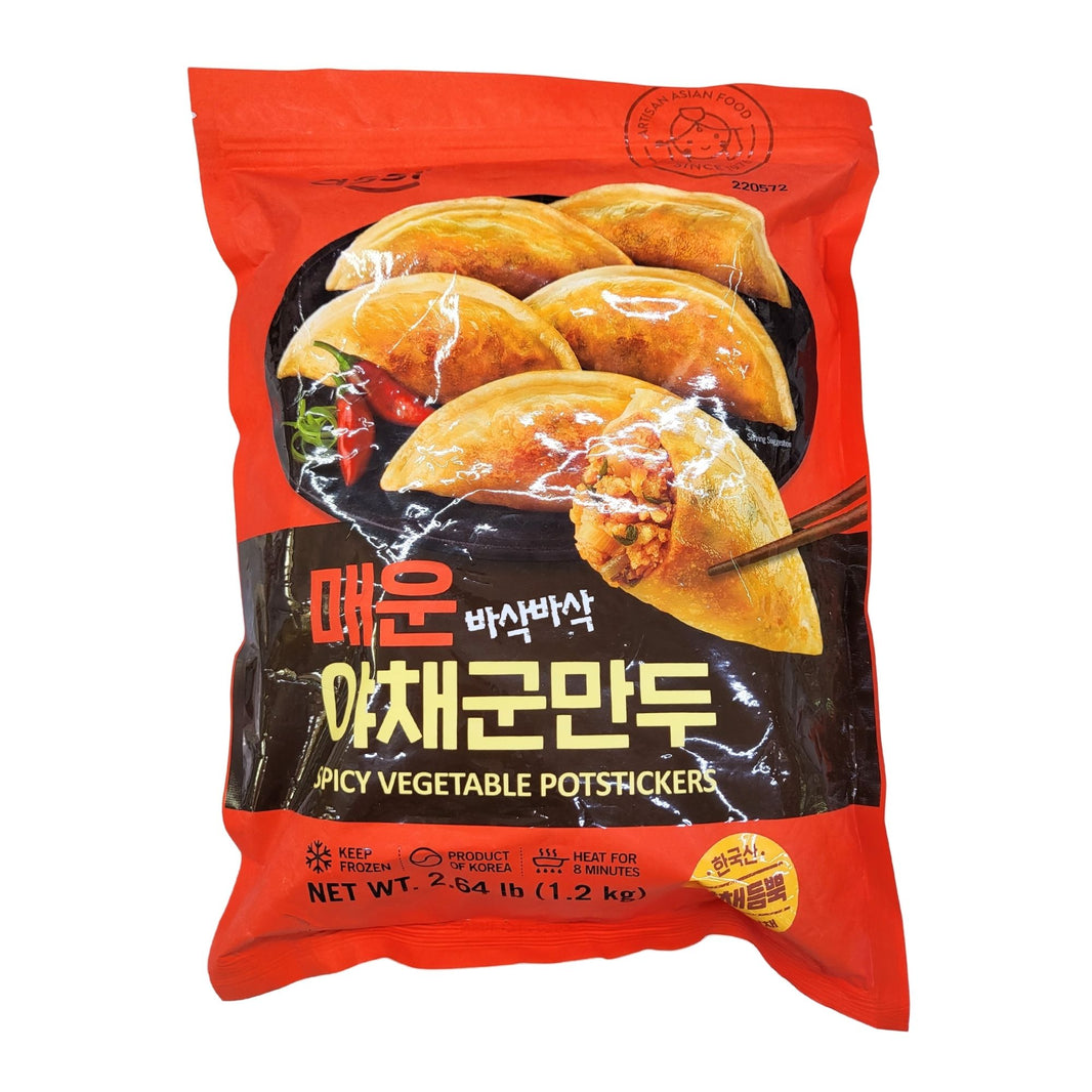 [Assi] Spicy Vegetable Potstickers/ 아씨 매운 야채 군만두 냉동 만두 (1.2kg)
