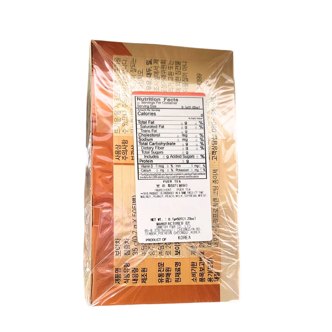 [Damtuh] Puer Tea / 담터 보이차(35g, 0.7gx50bags)