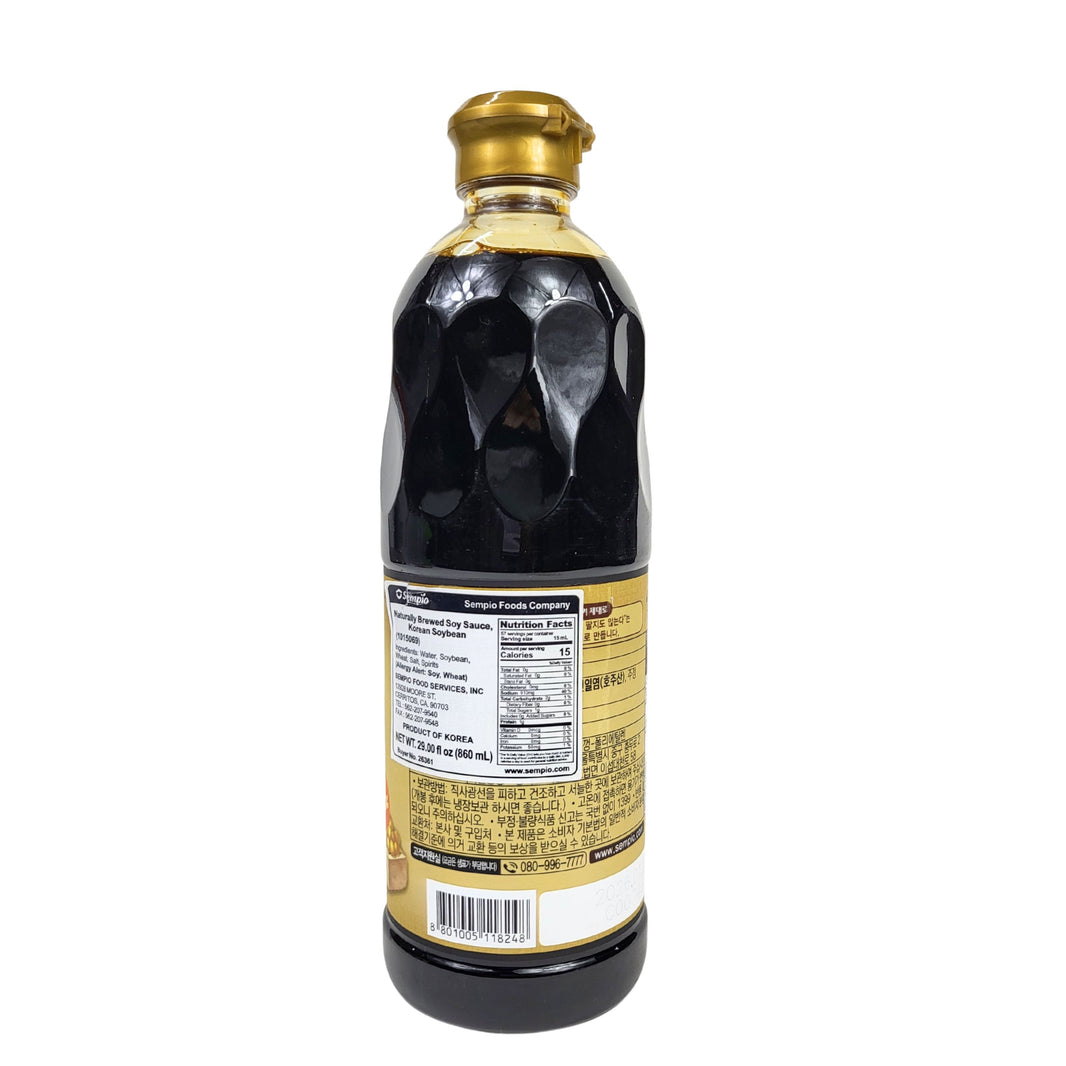 [Sempio] Natually Brewed Soy Sauce Korean Soybean / 샘표 국산콩 양조간장 (860ml)