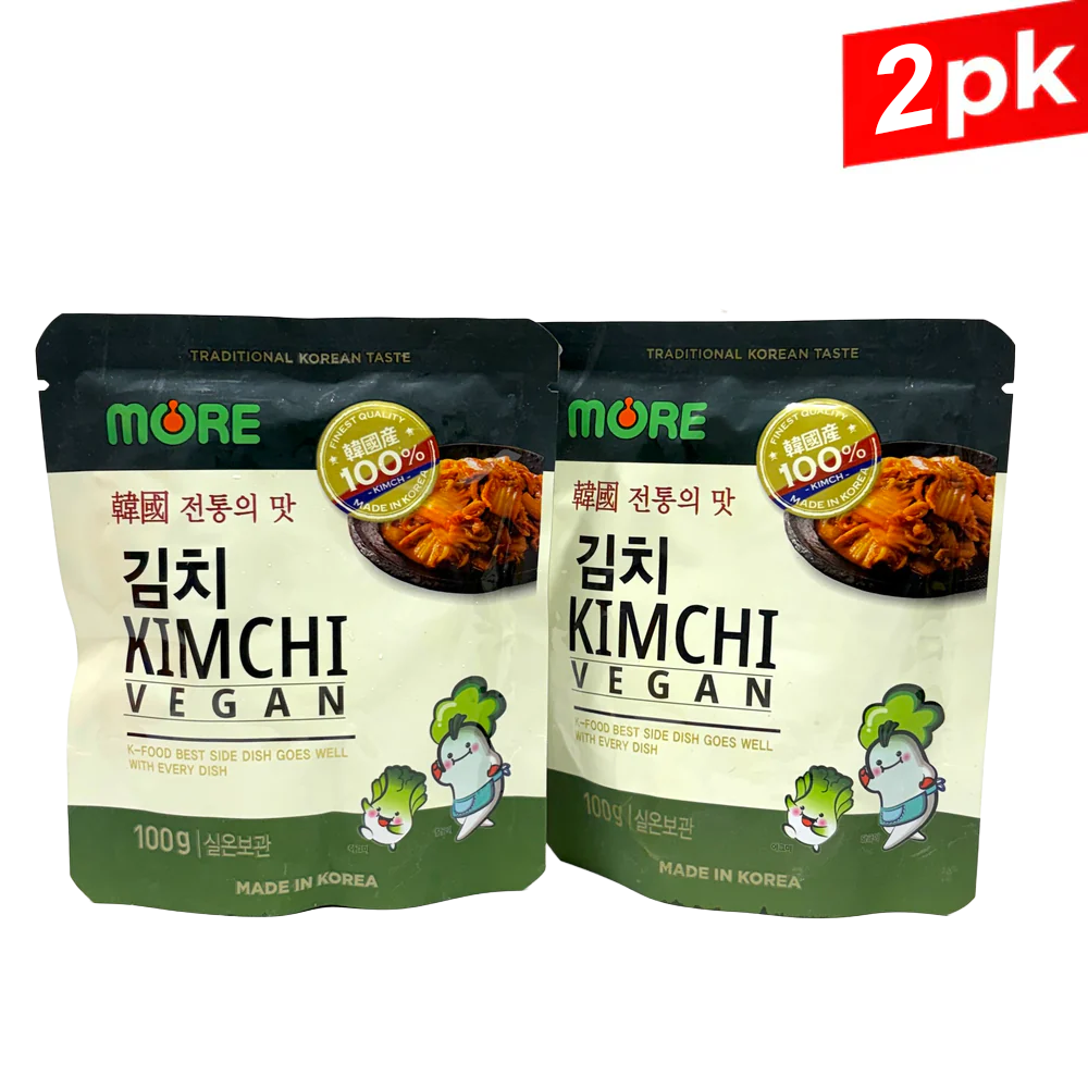 [More] Korean Kimchi Vegan / 모어 김치 실온보관 (100g x2)