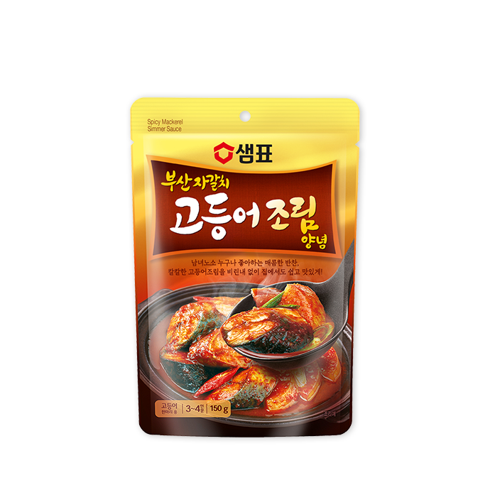 [Sempio] Spicy Mackerel Simmer Sauce / 샘표 부산 자갈치 고등어 조림 양념 (150g)
