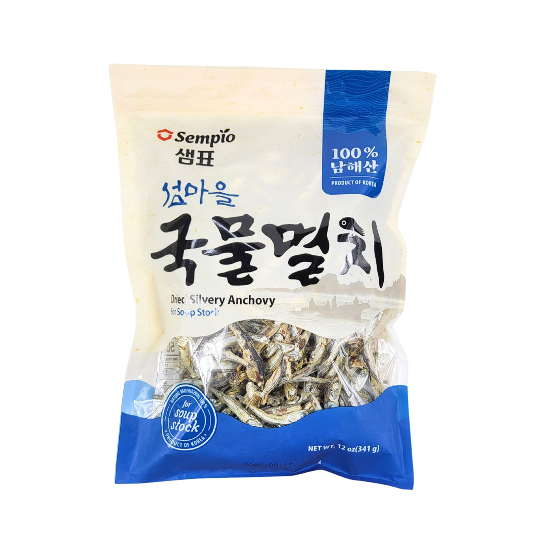 [Sempio] Dried Silvery Anchovy For Soup Stock / 샘표 섬마을 국물멸치 (341g)