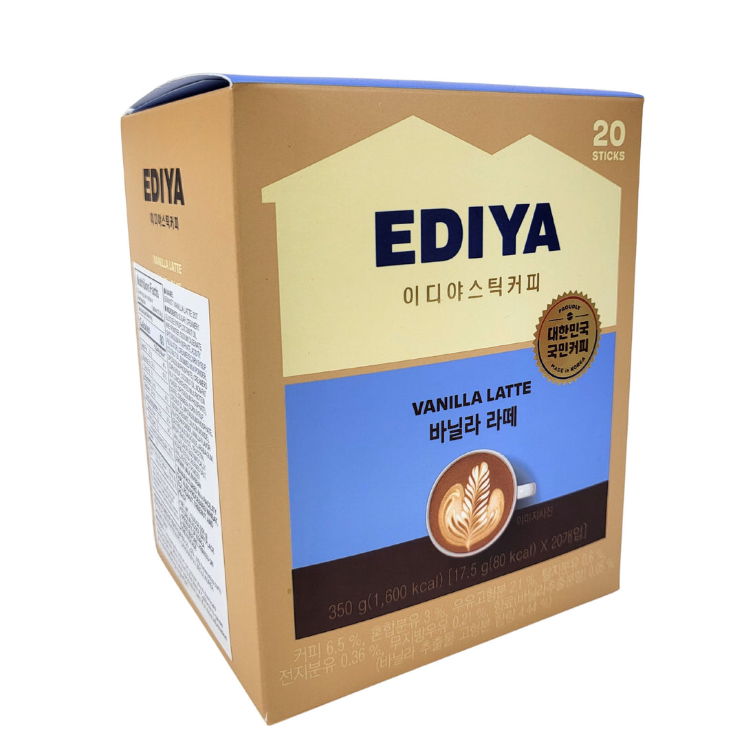 [Ediya] Ediya Coffee Mix Vanilla Latte / 이디야 믹스 커피 바닐라 라테 (350g ,20sticks)