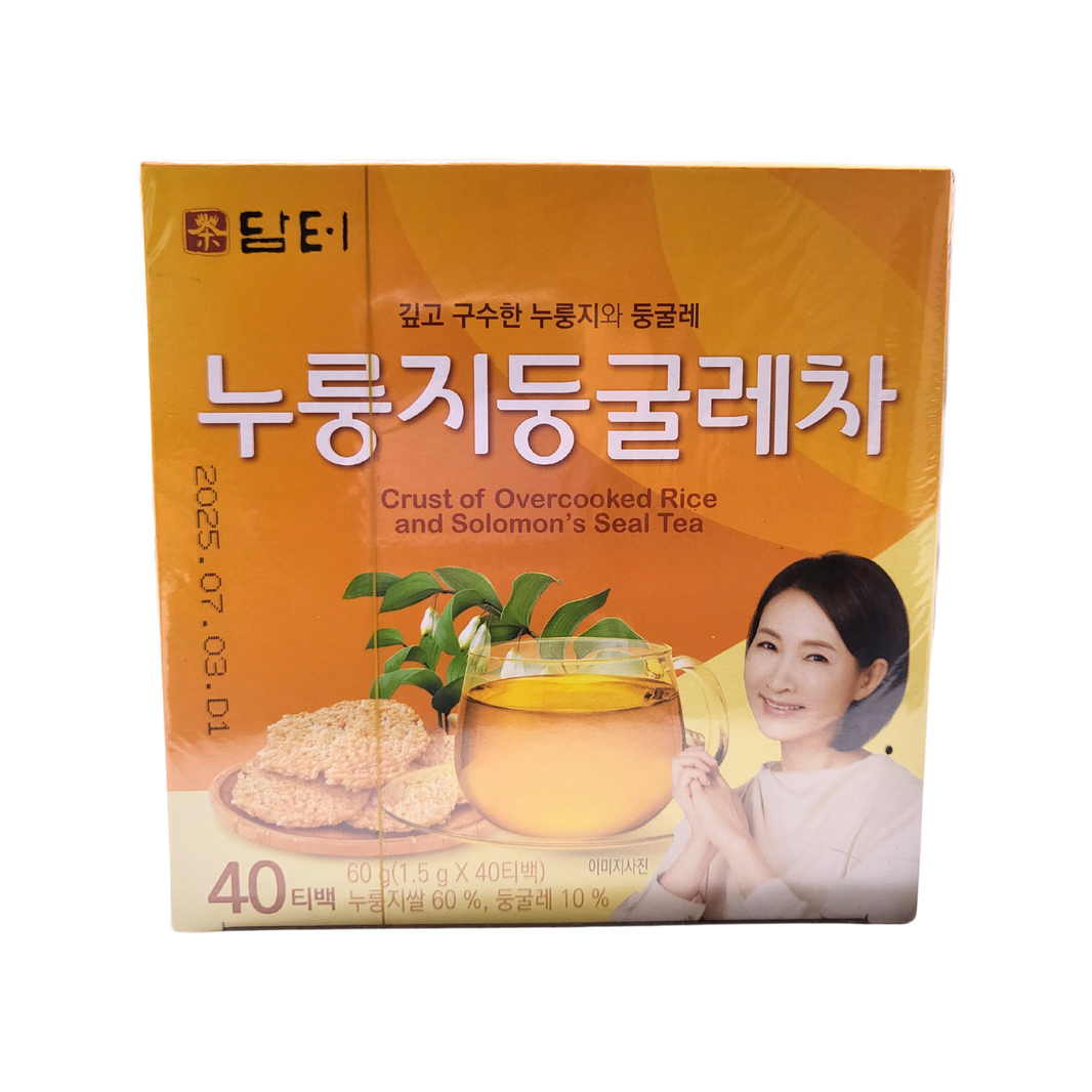 [Damtuh] Crust of Overcooked Rice and Solomon's Seal Tea / 담터 누룽지둥굴레차(60g, 1.5gx40bags)