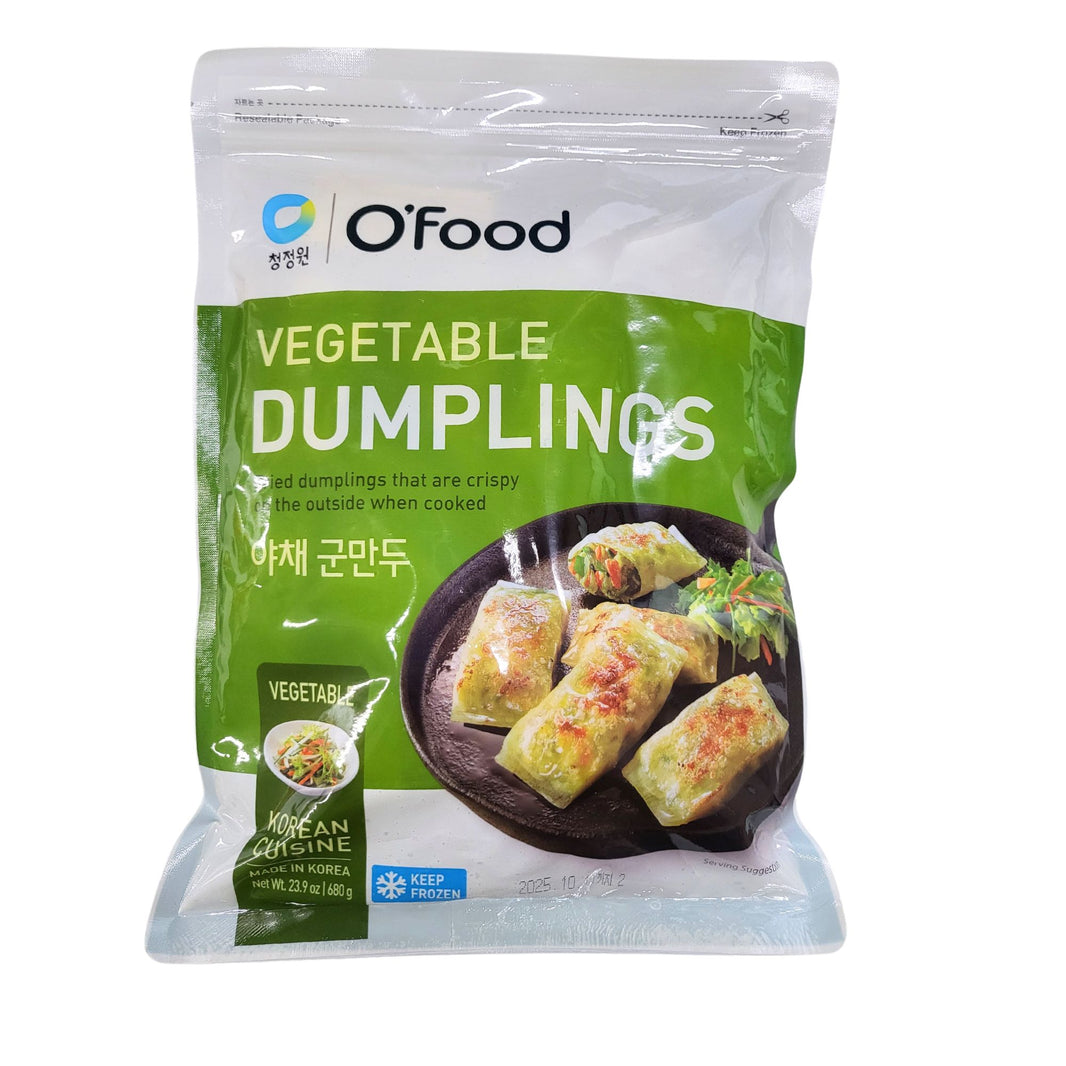 [Ofood] Vegetable Dumplings / 청정원 오푸드 야채 군만두 (680g)
