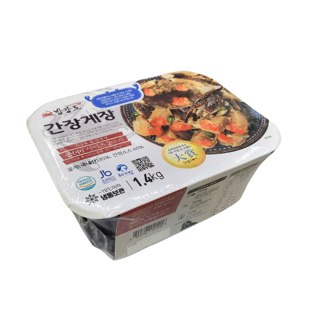 [Babgangdo] Raw crabs marinated in soy sauce / 밥강도 냉동 간장게장 (1.4kg)
