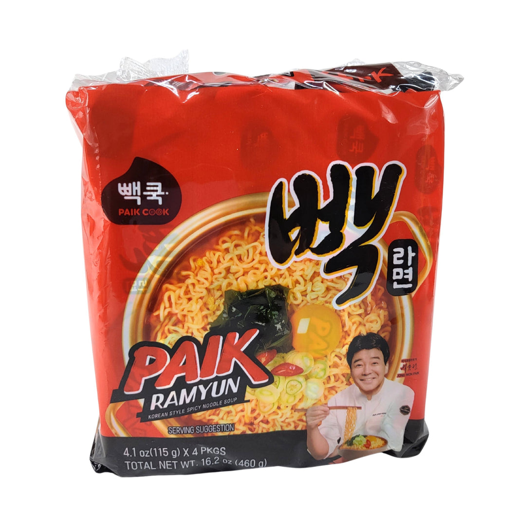 [PaikCook] Paik Ramen / 빽쿡 빽라면 백종원 라면 (140g x 4pkgs)