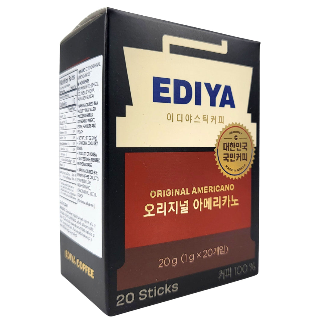 [Ediya] Ediya Coffee Mix Original Americano / 이디야 믹스 커피 오리지널 아메리카노 (20g ,20sticks)