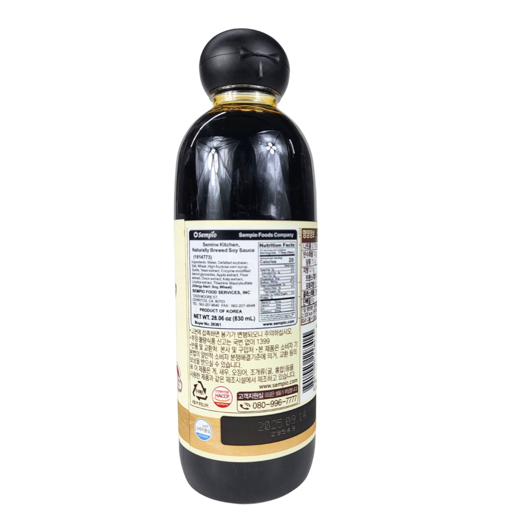 [Sempio] Semie's Kitchen Soy Sauce / 샘표 새미네 부엌 진간장 (830ml)