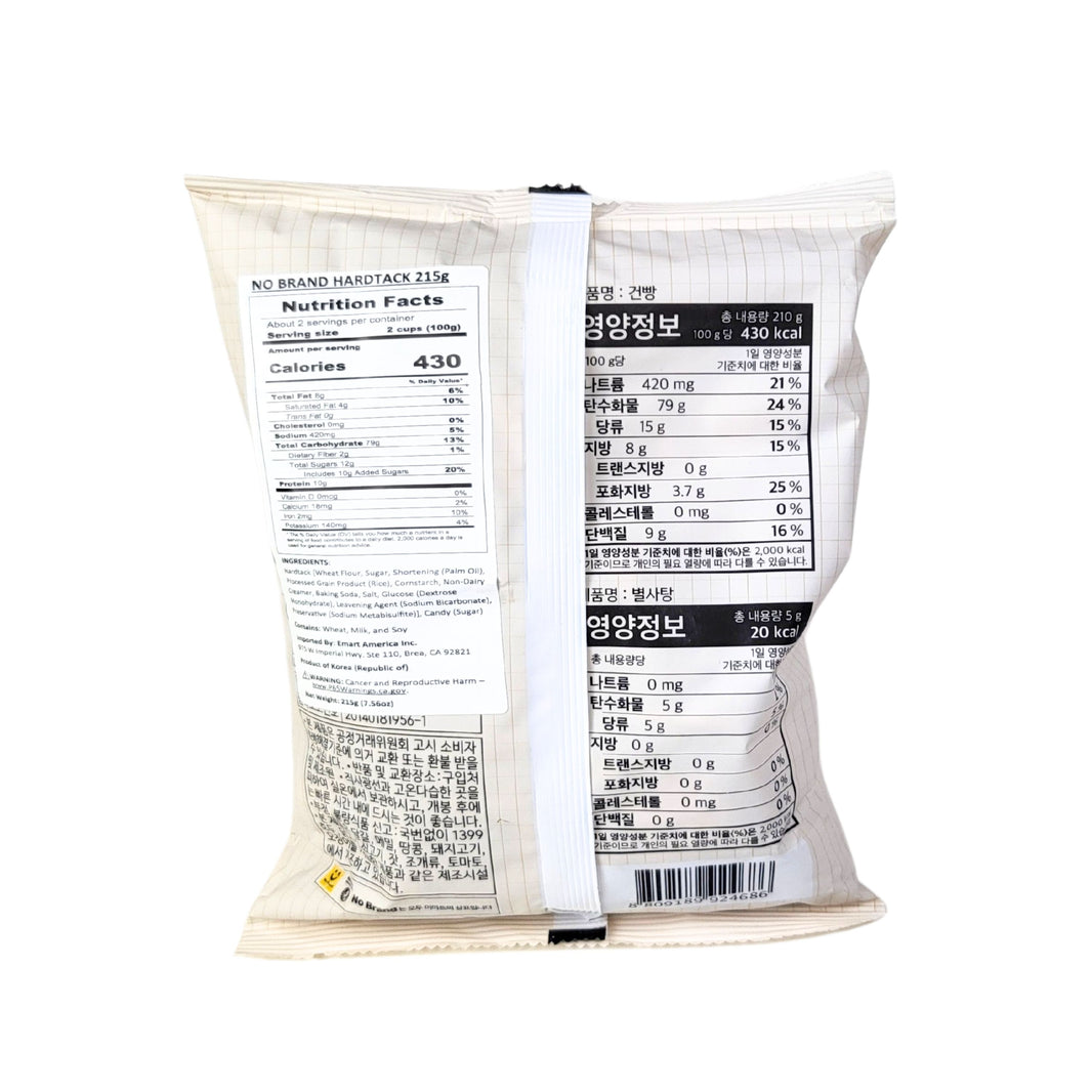 [NoBrand] Hardtack / 노브랜드 별사탕이 들어있는 건빵 (215g)