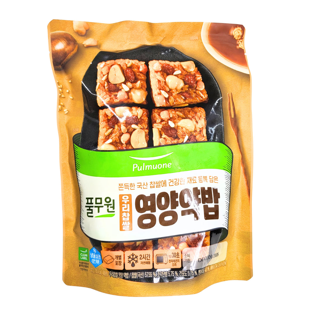 [Pulmuone] Korean Sweet Rice Desert / 풀무원 우리쌀 영양 약밥 (320g)