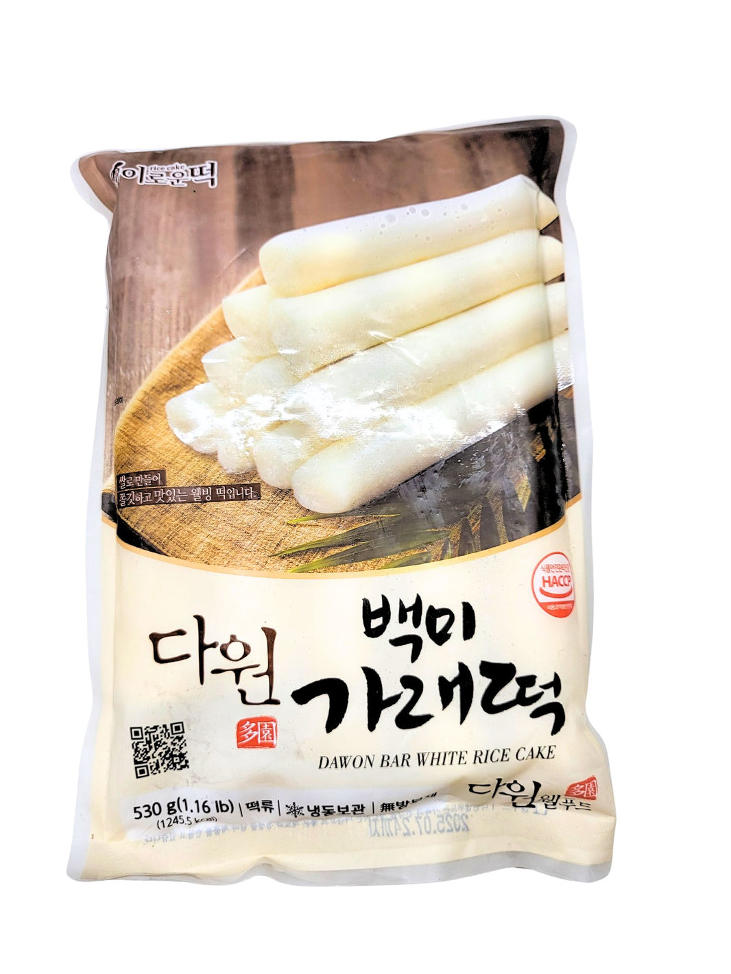 [Dawon] Bar White Rice Cake/다원 백미 가래떡(530g)