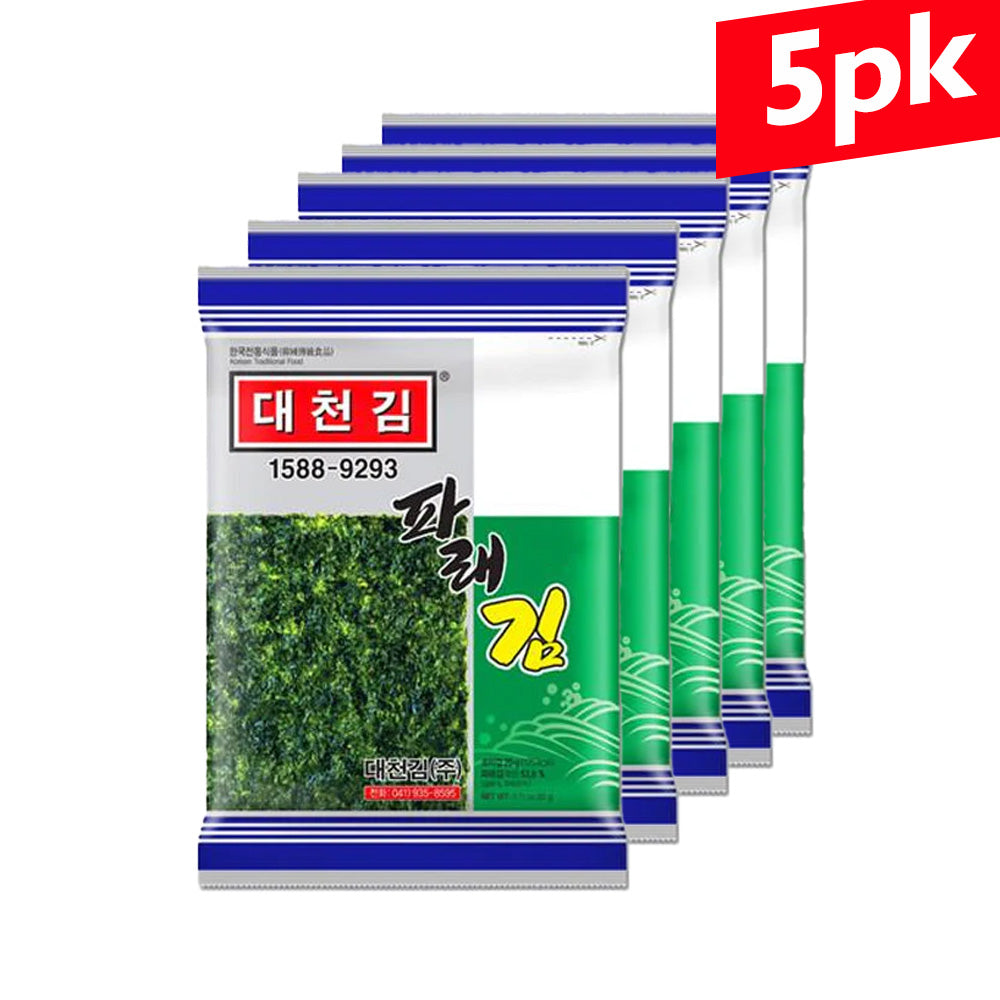[Dae Chun] Seasoned Laver Parae / 대천 파래 김 (5pk)