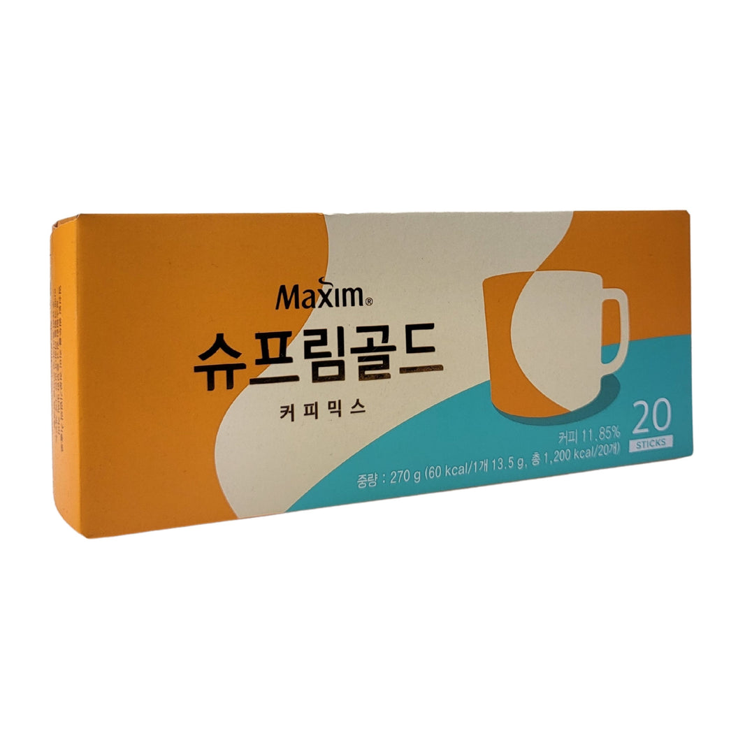 [Maxim] Supreme Gold Coffee Mix  /맥심 슈프림 골드 커피 믹스 (20 Sticks)