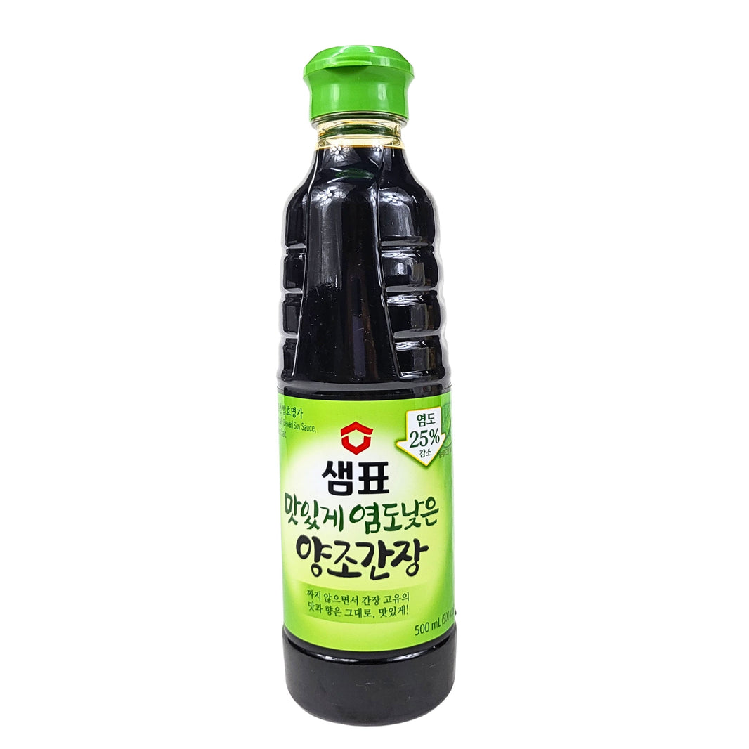 [Sempio] Low Sodium Soy Sauce  / 샘표 맛있게 염도낮은 양조간장 (500ml)
