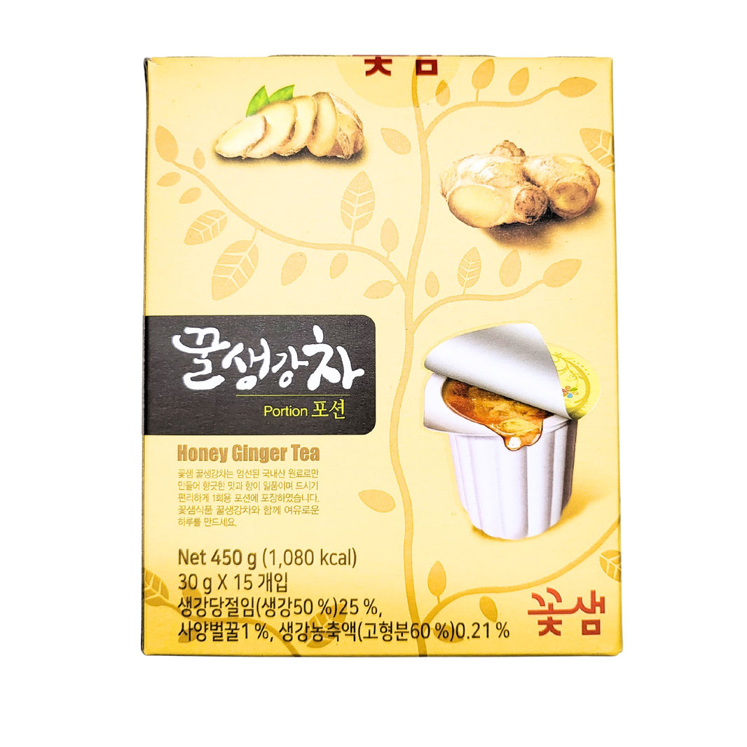 [Kotsam] Honey Ginger Tea Portion/ 꽃샘  꿀 생강차 포션(30gx15ea,450g)