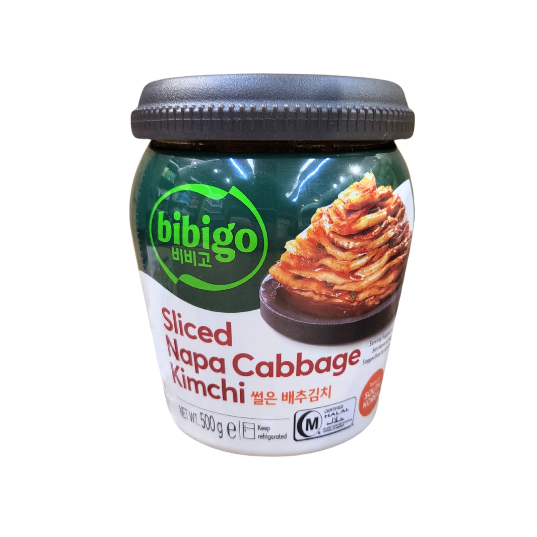 [Bibigo] Sliced Napa Cabbage Kimchi / 비비고 단지 썰은 배추 김치 (500g)