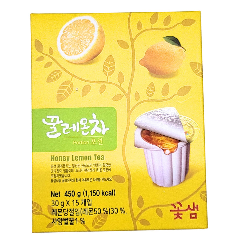 [Kotsam] Honey Lemon Tea Portion/ 꽃샘 꿀레몬차 포션(30gx15ea,450g)