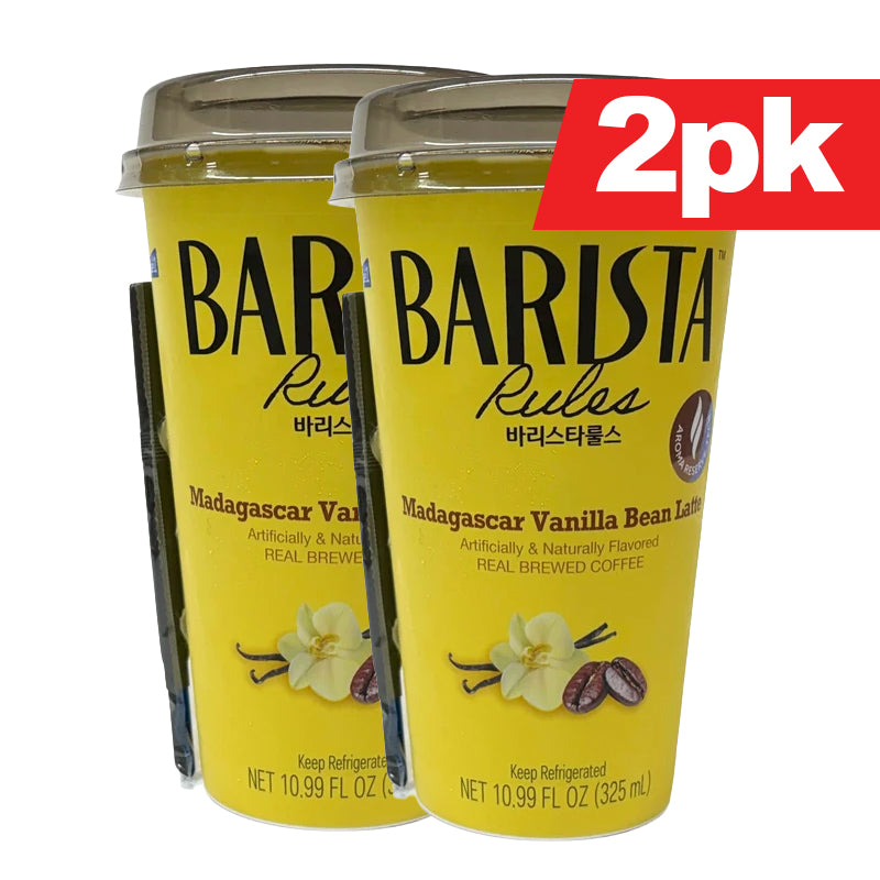 [Maeil] Barista Rules Madagascar Vanilla Bean Latte Coffee / 매일 바리스타룰스 마다가스카르 바닐라 라떼 커피 (325ml x2pk)