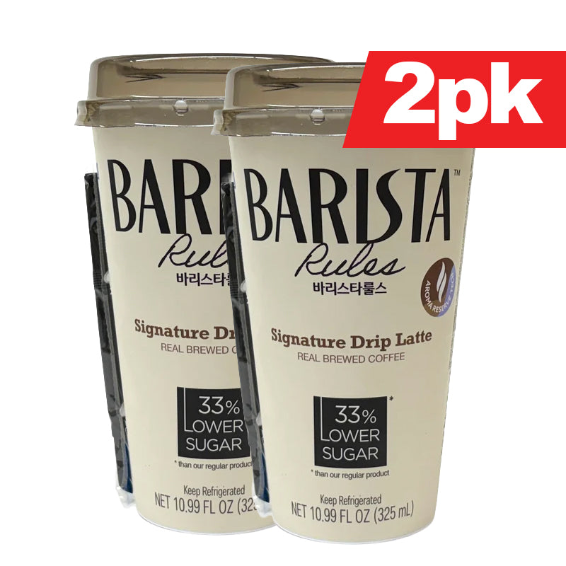 [Maeil] Barista Rules Signature Drip Latte Coffee / 매일 바리스타룰스 시그니쳐 라떼 커피 (325ml x2pk)