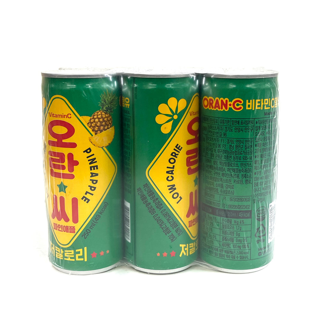 [Dong-A]  Oran C Vitamin C Drink Pineapple Flavor / 동아 오란씨 파인애플  (250ml x 6cans)