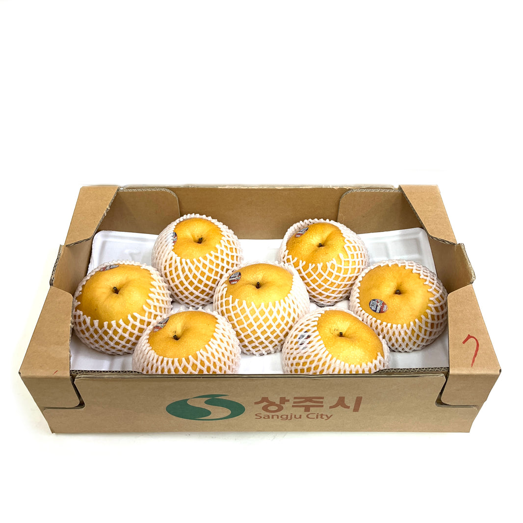 [H&Y] Premium Korean Pear 한국산 신고배 (8pcs) + Premium Persimmon 단감 (12~15pcs)