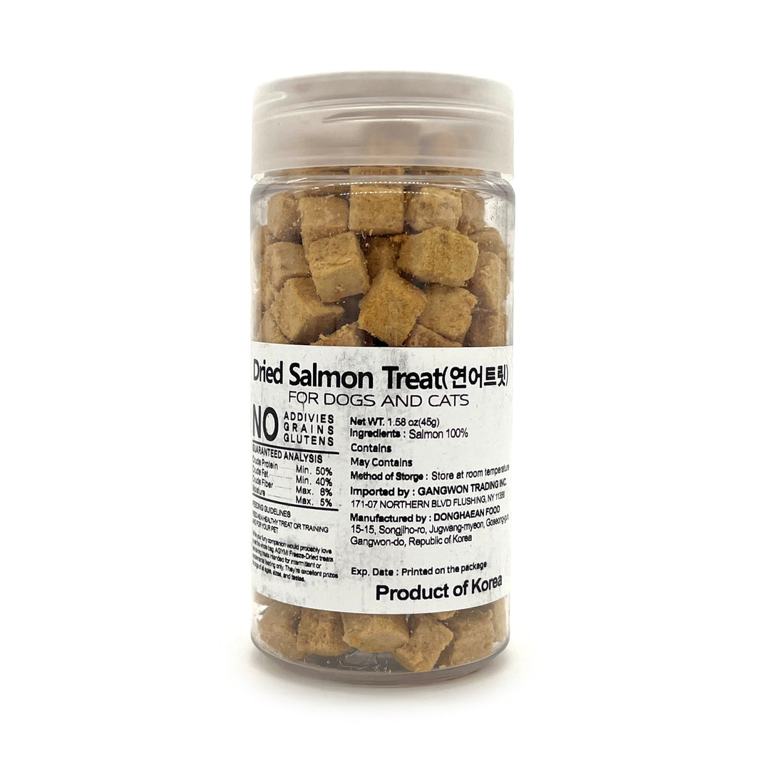 [Choi's Choice] Dried Salmon Treat for Dogs & Cats / 초이스 초이스 개 Fun 오분전 연어트릿 강아지 고양이 간식 (45g)