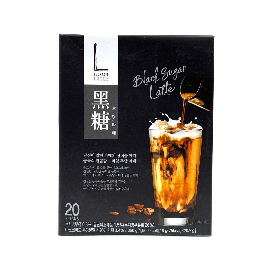 [Namyang] Lookas 9 Black Sugar Latte / 남양 루카스나인 흑당 라떼 (20stick)