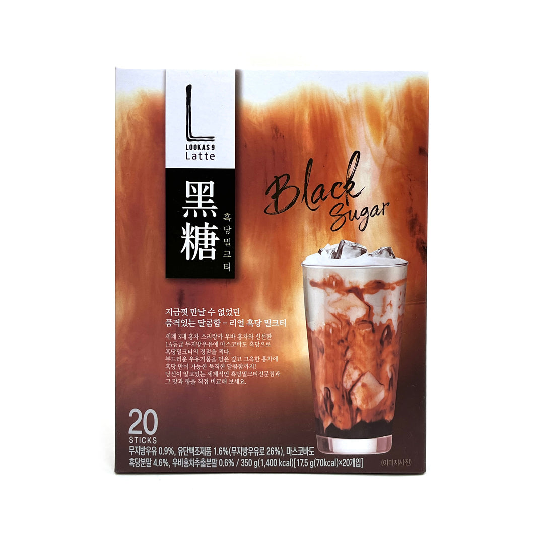 [Namyang] Lookas 9 Black Sugar Tea / 남양 루카스나인 흑당 밀크티 (20stick)