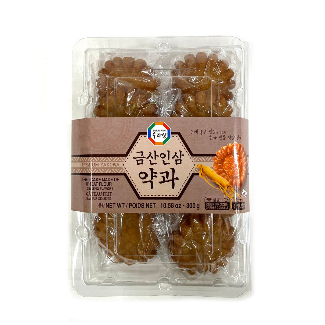 [Surasang] Fried Cake Made of Wheat Flour Ginseng Yakgwa / 수라상 금산 인삼 약과 (300g)