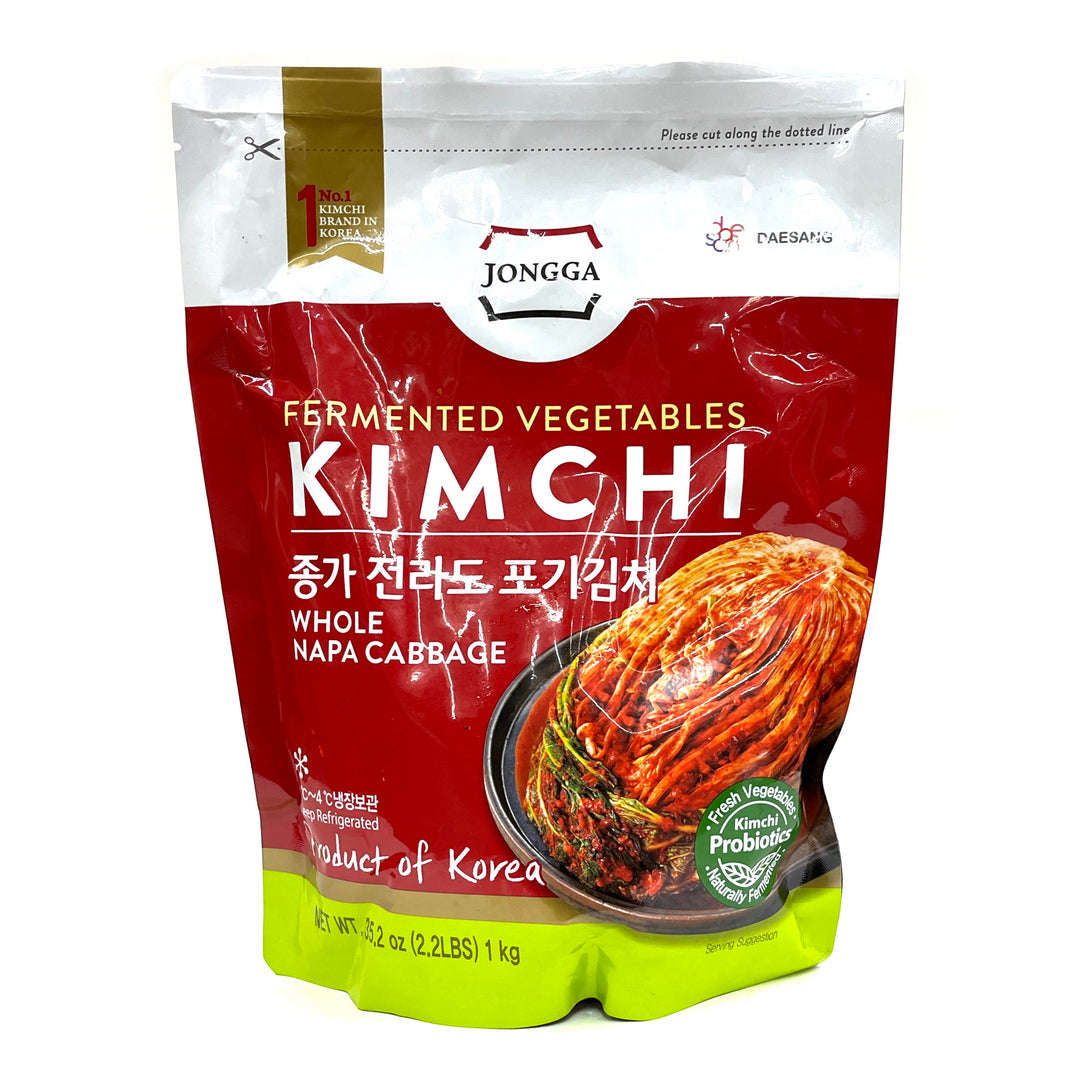 [Jongga] Kimchi Whole Napa Cabbage / 종가집 전라도 포기 김치 (1kg)
