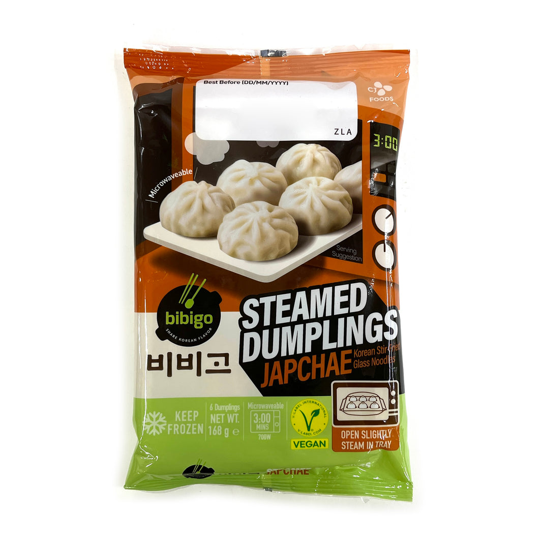 [Bibigo] Steamed Dumpling Japchae Flavor 3min / 비비고 찐 만두 잡채 3분 (168g)