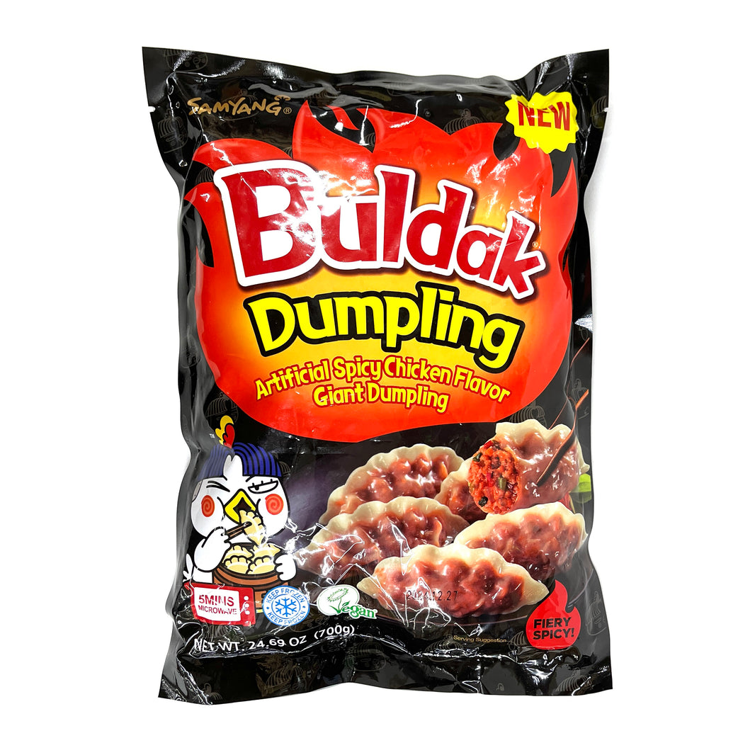 [Samyang] Buldak Very Spicy Dumplings chicken flavor Vegan / 삼양 불닭 만두 비건 (700g)