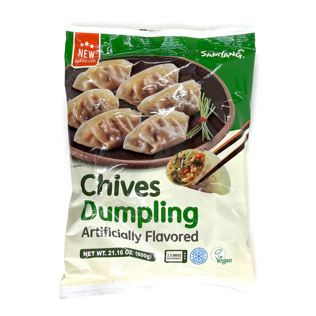 [Samyang] Chives Dumplings Vegan / 삼양 부추 만두 비건 (600g)