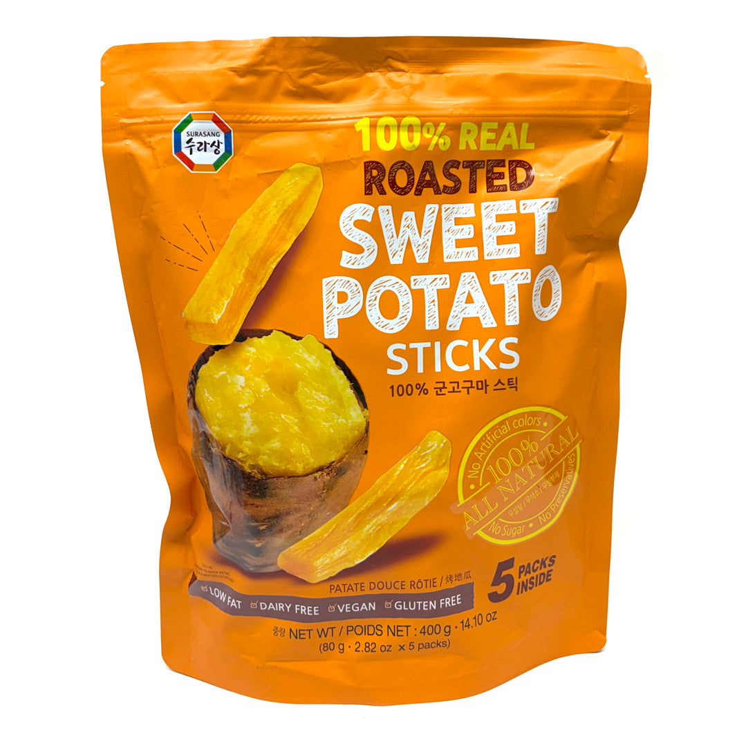 [Surasang] 100% Real Roasted Sweet Potato Sticks / 수라상 100% 고구마 군고구마 스틱 (400g)