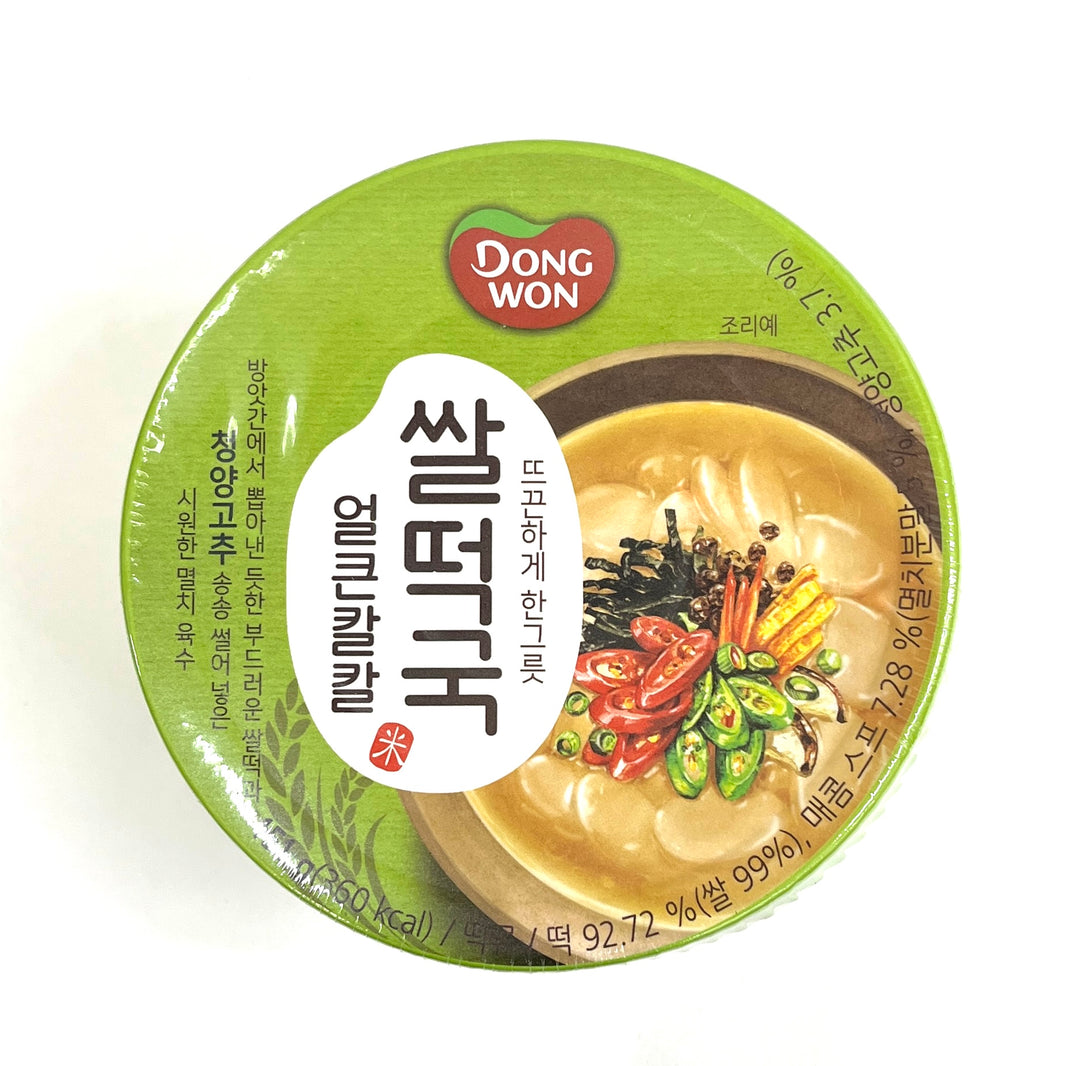 [Dongwon] Instant Cup Rice Cake Soup Spicy / 동원 얼큰칼칼 쌀 떡국 컵 (151g)