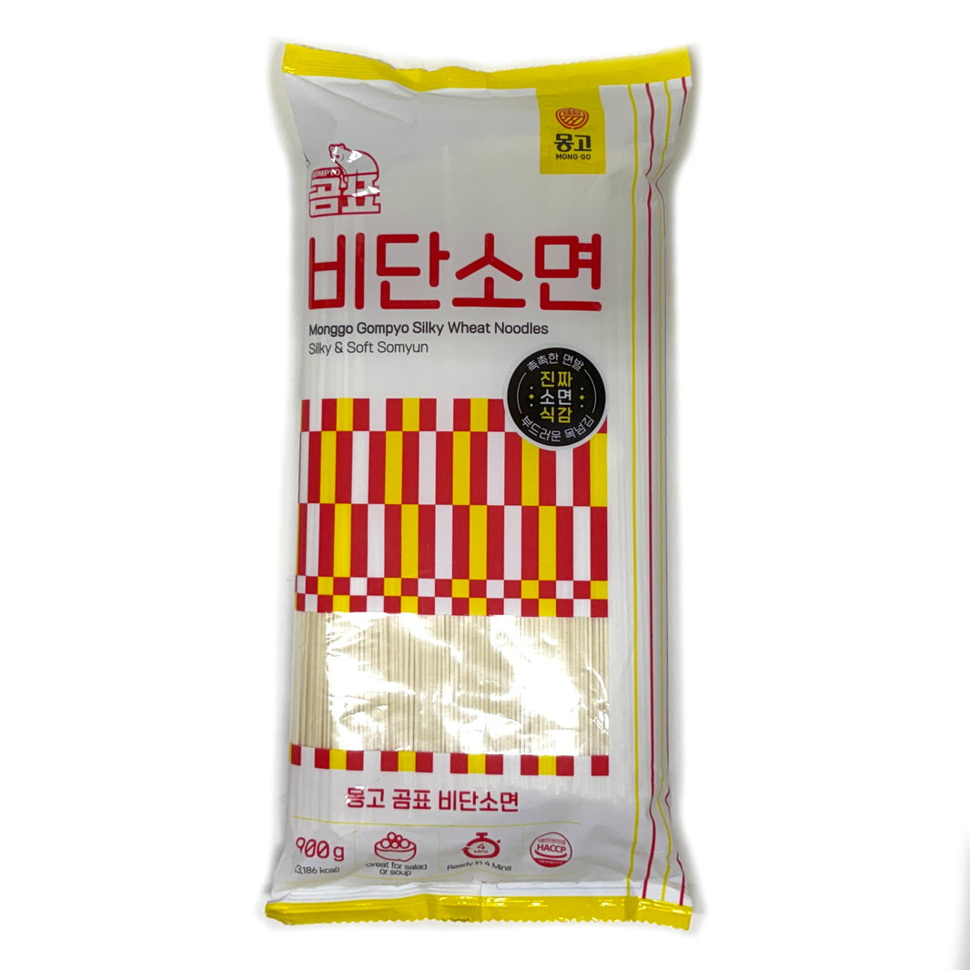 [Monggo] Gompyo Silky Wheat Noodle / 몽고 곰표 비단 소면 (900g)