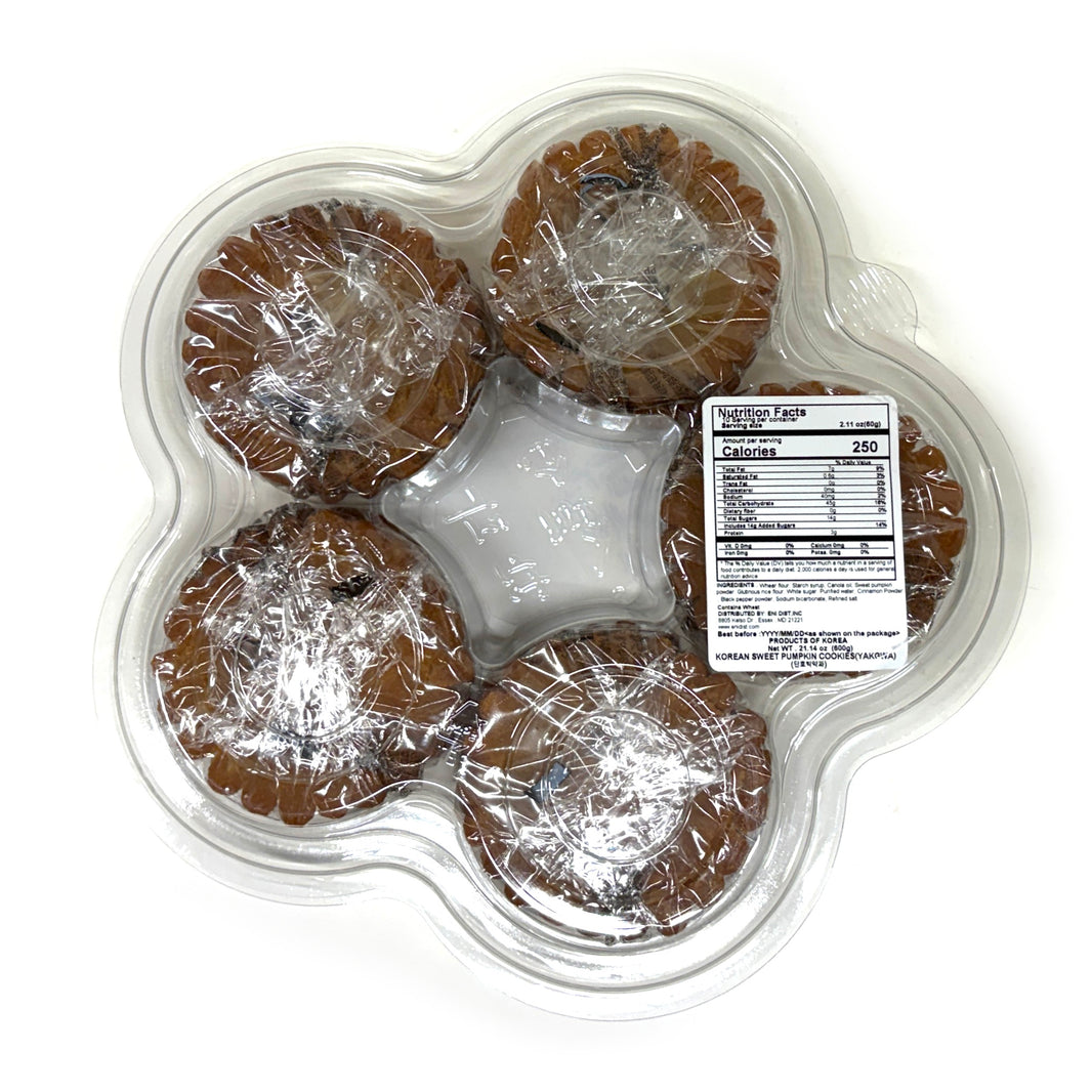 [JinFood] Korean Traditional Snack Yakgwa w. Pumpkin / 진푸드 단호박 약과 (600g)