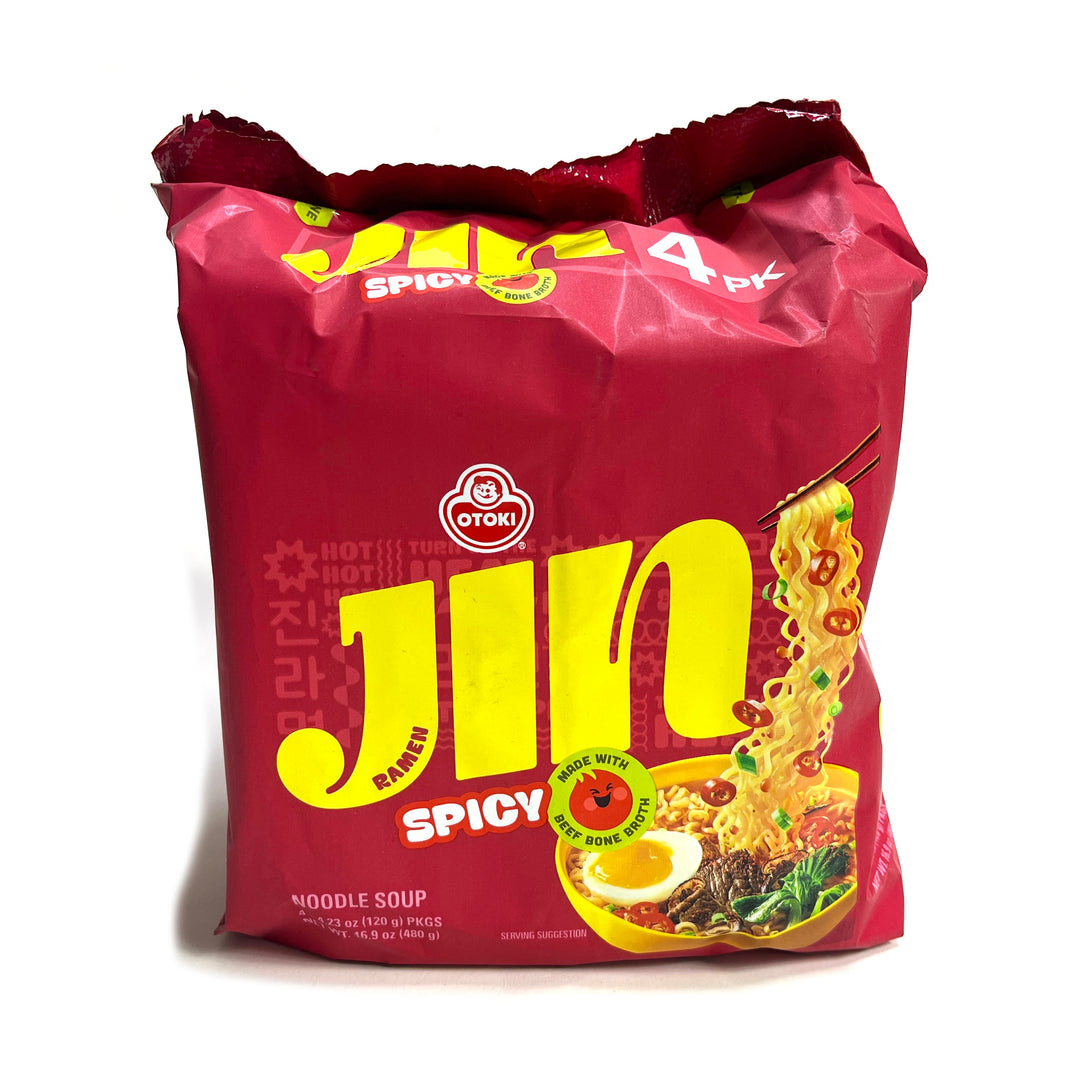 [Ottogi] Jin Ramen Hot / 오뚜기 진라면 매운맛 (4pk)