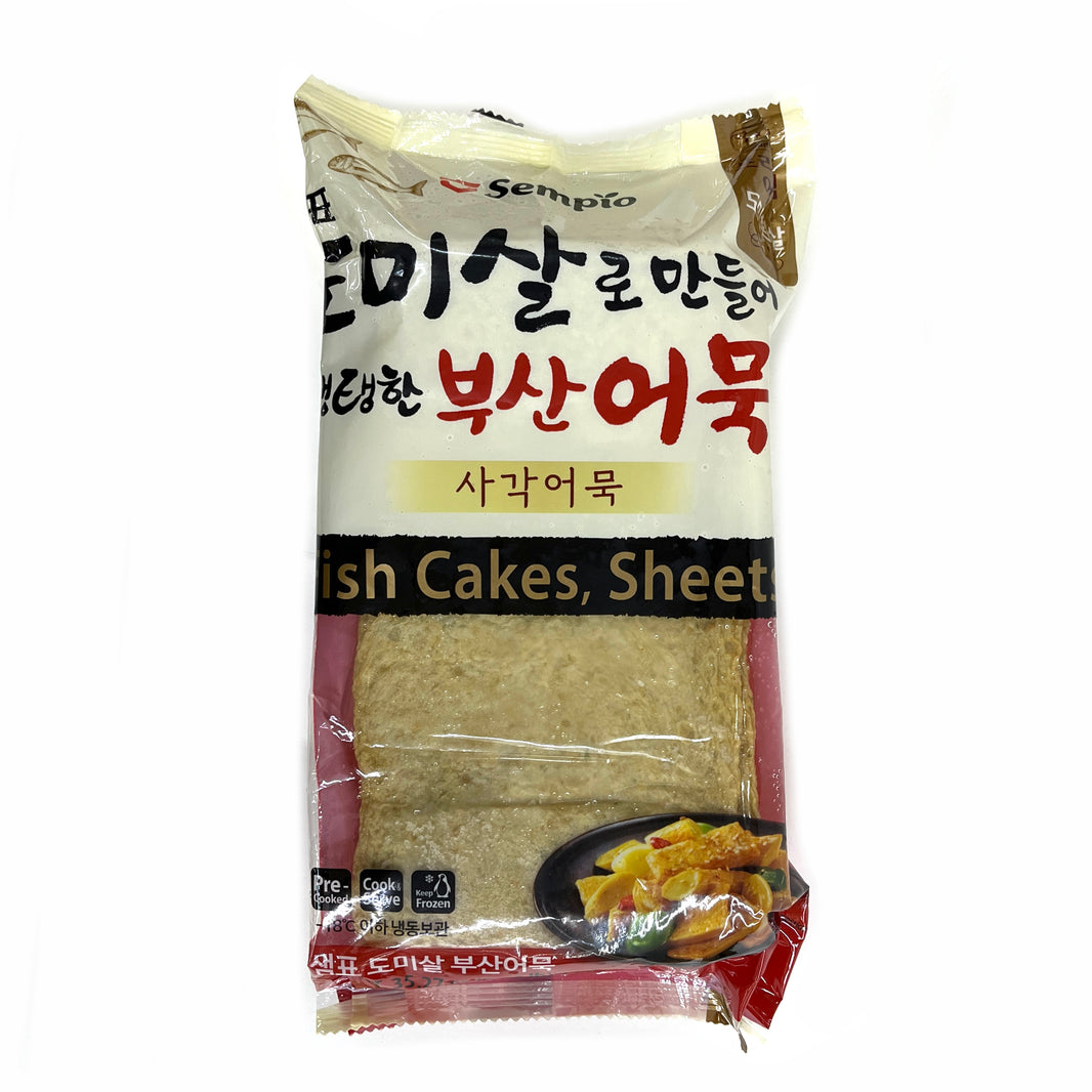 [Sempio] Busan Fish Cake Threadfin Bream / 샘표 도미살 부산 어묵 사각 (1kg)