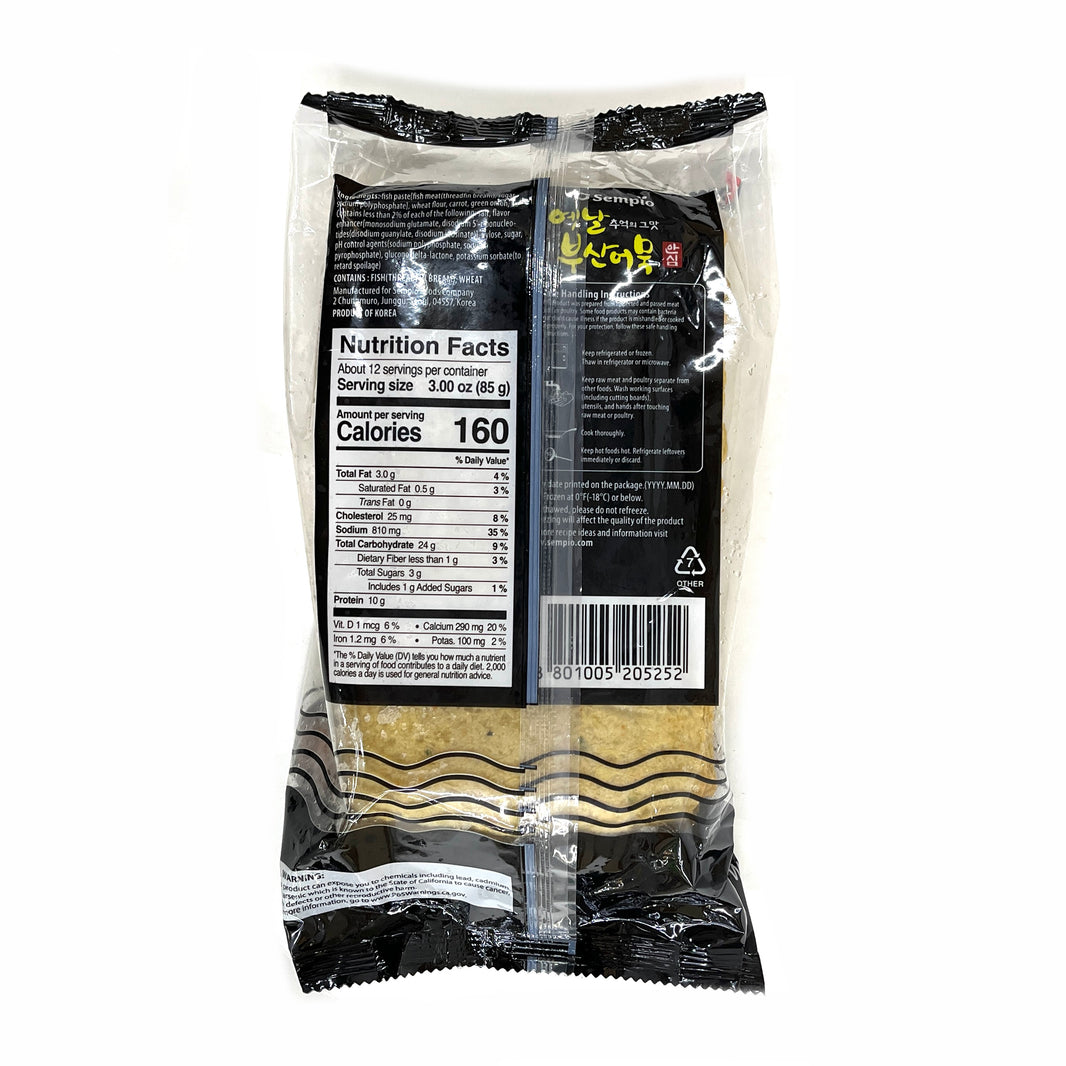 [Sempio] Busan Fish Cake Sheets / 샘표 옛날 부산 어묵 사각 (1kg)