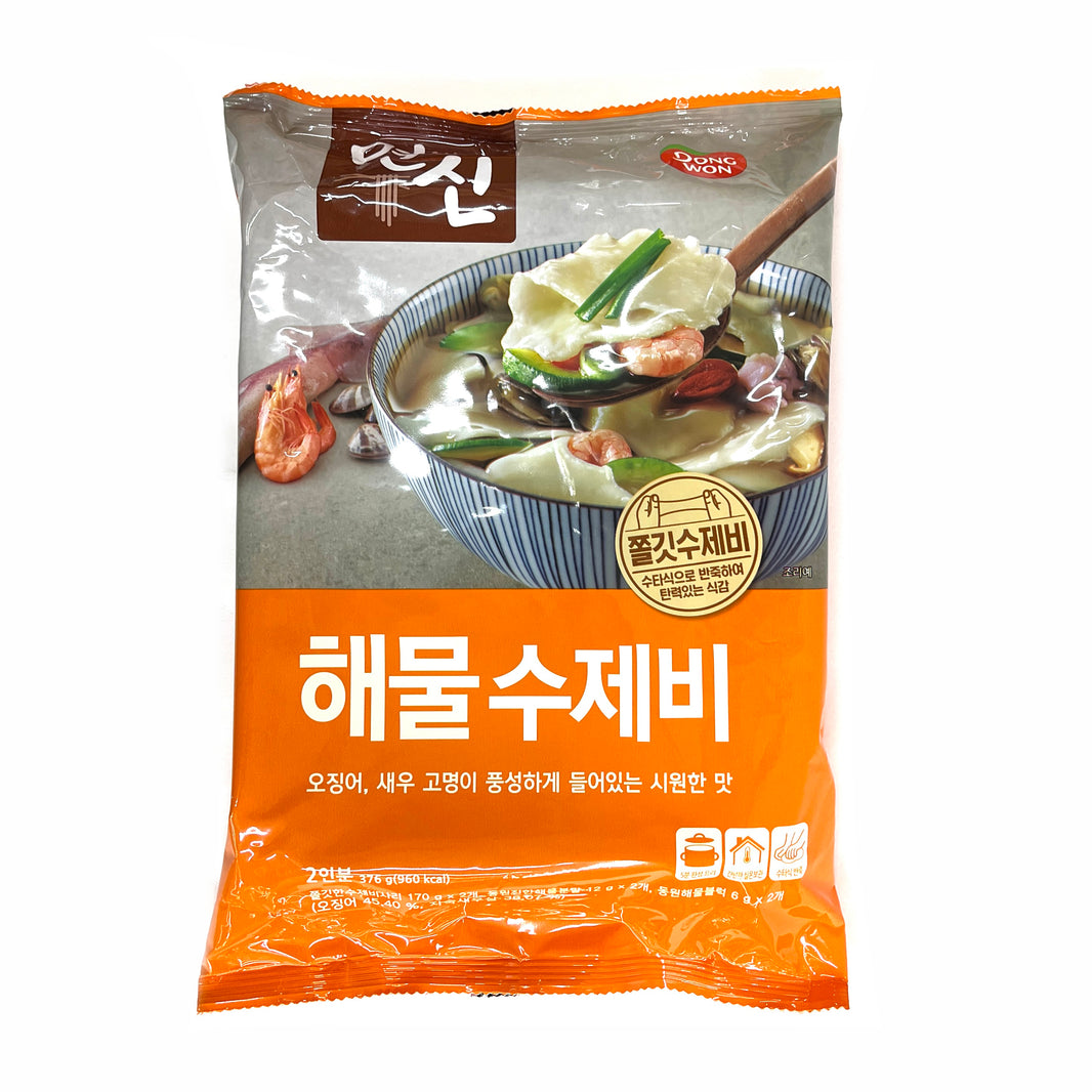 [Dongwon] Korean Style Pasta Seafood / 동원 해물 수제비 (376g)