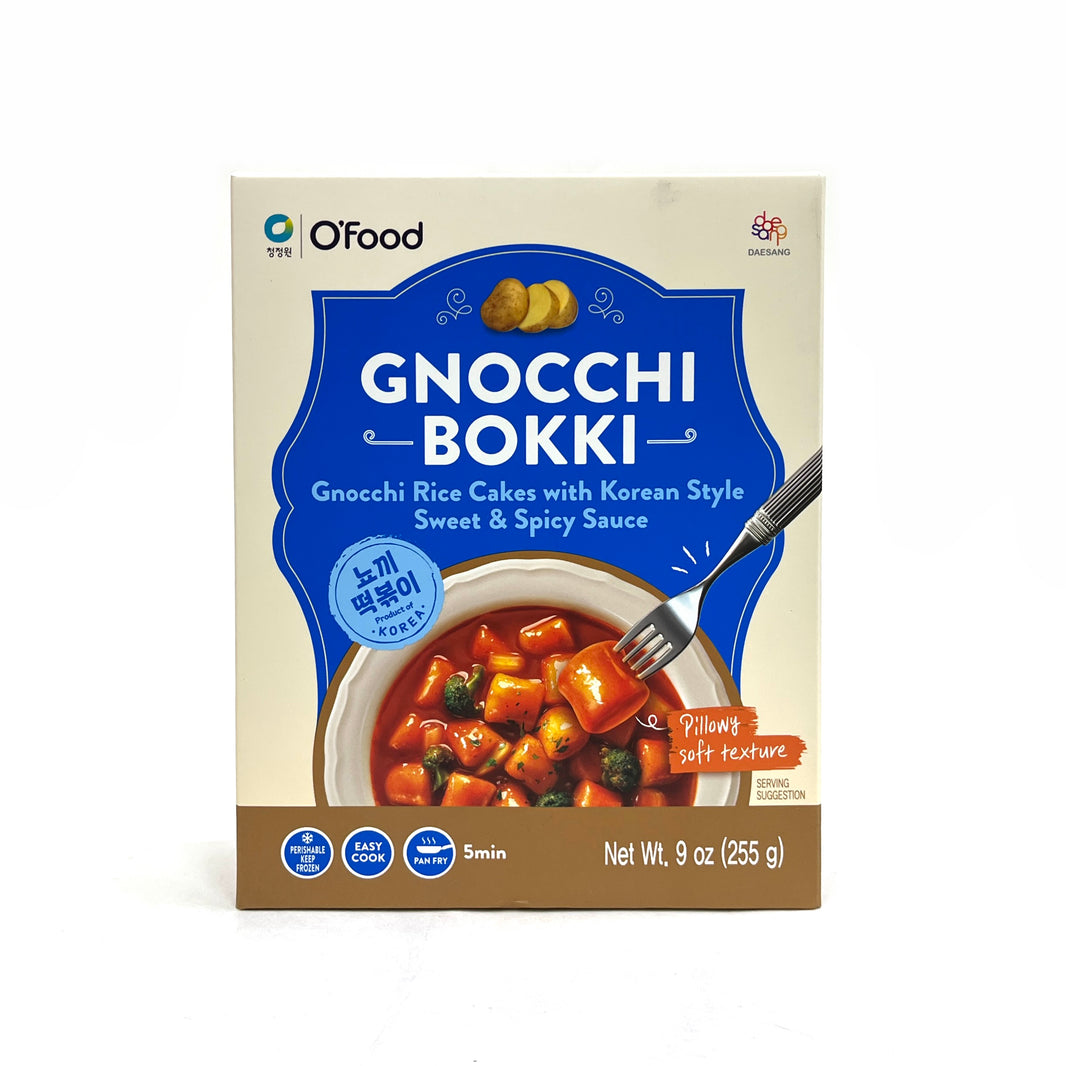 [Ofood] Gnocchi Rice Cake w. Sweet & Spicy Sauce / 청정원 오푸드 뇨끼 떡볶이 매콤 달콤 (260g)