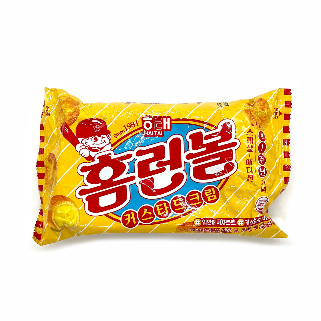 [Haitai] Homerun Ball Custard Cream / 해태 홈런볼 커스타드 크림 (41g x4pk)