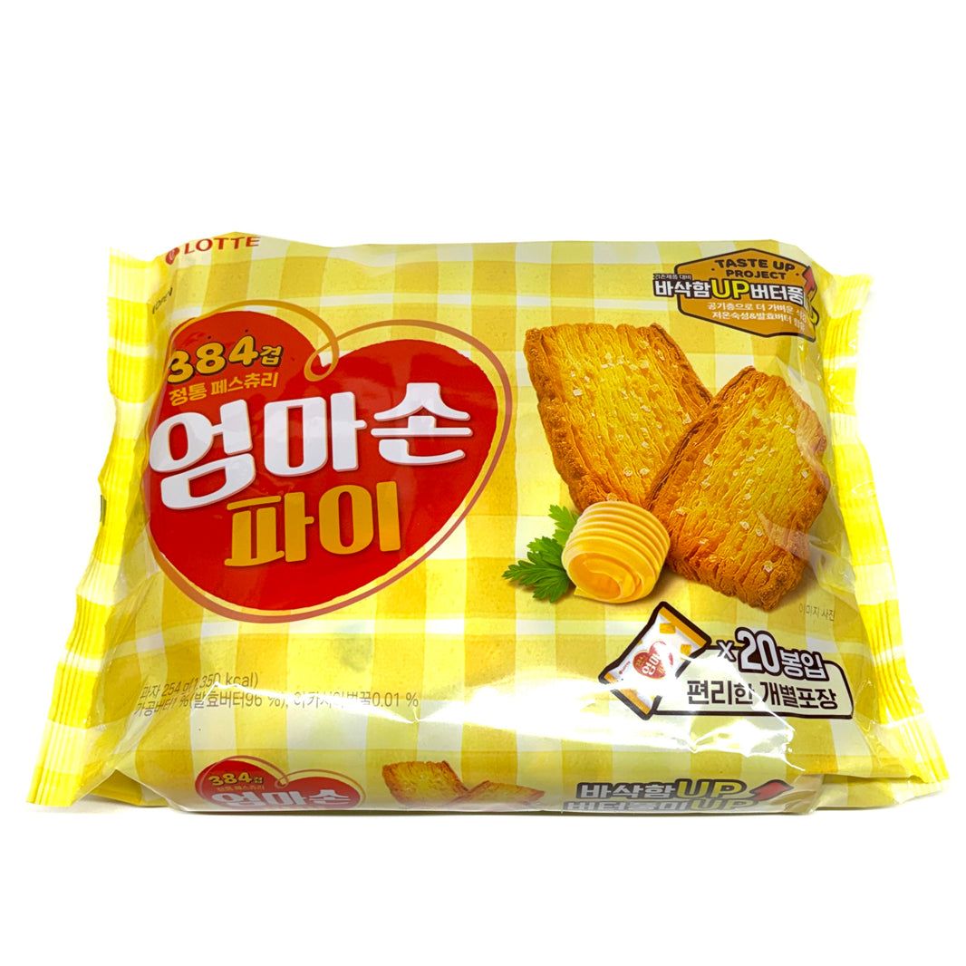 [Lotte] Korean Cracker Crispy & Sweek / 롯데 엄마손 파이 (254g)