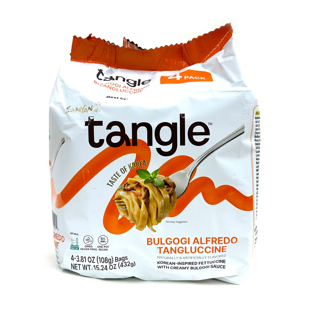 [Samyang] Tangle Bulgogi Alfredo Tangluccine / 삼양 탱글 불고기 알프레도 탕글루치니 (4pks)